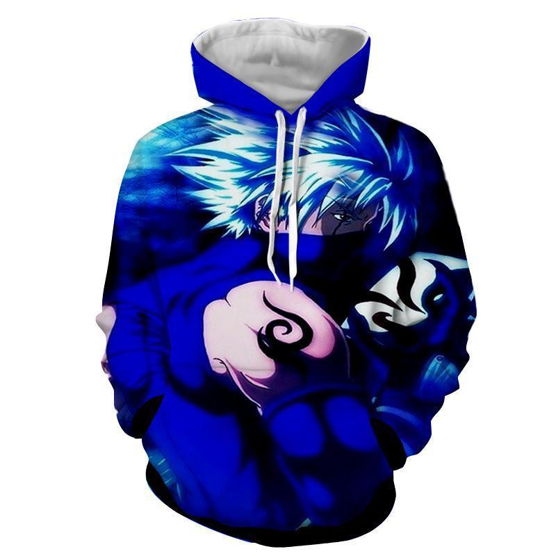NARUTO HOODIE - KAKASHI HATAKE 3D HOODIE - JACKET