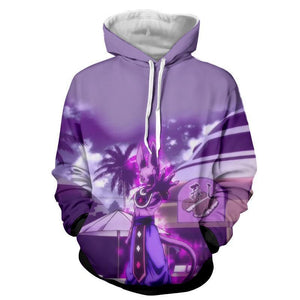 Dragon Ball Z Hoodie - Beerus 3D Hoodie - Dragon Ball Z Jacket