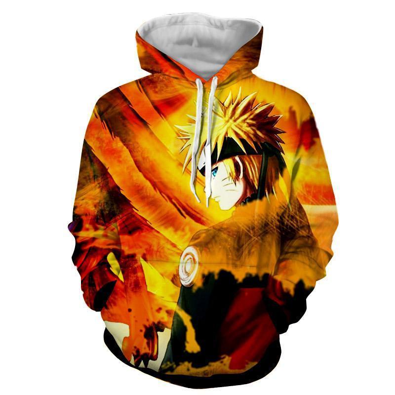 Naruto Hoodie - Naruto 3D Hoodie -JACKET