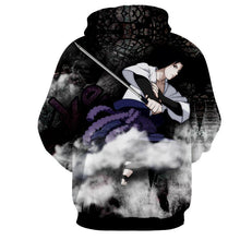 Load image into Gallery viewer, Naruto Hoodie -Sasuke 3D Hoodie -JACKET