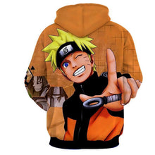 Load image into Gallery viewer, NARUTO UZUMAKI 3D HOODIE - NARUTO JACKET