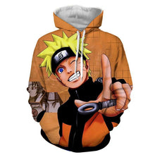 Load image into Gallery viewer, NARUTO UZUMAKI 3D HOODIE - NARUTO JACKET
