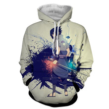 Load image into Gallery viewer, Naruto Hoodie -Sasuke uchiha 3D Hoodie -JACKET
