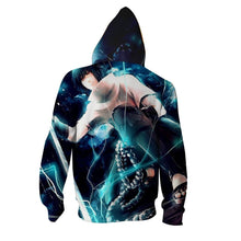 Load image into Gallery viewer, Naruto Hoodie -Sasuke 3D Hoodie - Zip Up Jacket