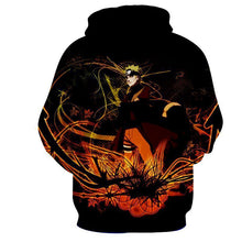 Load image into Gallery viewer, NARUTO ORANGE 3D HOODIE - Naruto Jacket