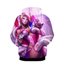 Load image into Gallery viewer, Harley Quinn 3D Hoodie PINK &amp; PURPLE