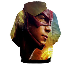 Load image into Gallery viewer, DC Flash 3D Printed Hoodie - The Flash Jacket - Star Lab Hoodie