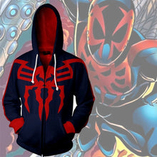 Load image into Gallery viewer, Spiderman 2099 Hoodie - Spiderman 2099 Zip up - Jacket