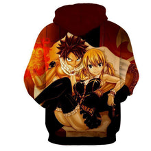 Load image into Gallery viewer, Fairy Tail Hoodie - Lucy Heartfilia &amp; Natsu Dragneel 3D Hoodie