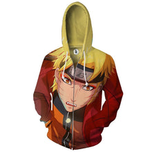 Load image into Gallery viewer, Naruto Hoodie - 3D Hoodie - Zip Up Jacket