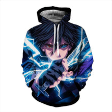 Load image into Gallery viewer, Naruto Hoodie - Sasuke Uchiha 3D HOODIE - Naruto Jacket