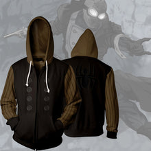 Load image into Gallery viewer, Spiderman Hoodie - Spiderman Noir Jacket - Zip Up