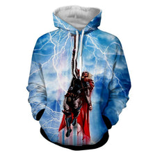 Load image into Gallery viewer, Thor Hoodies - 3D Printed Hoodie - Flying Thor