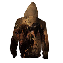 Load image into Gallery viewer, Naruto Hoodie -Sasuke &amp; Itachi 3D Hoodie - Zip Up Jacket