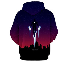 Load image into Gallery viewer, Iron Man 3D Printed Dark Hoodie