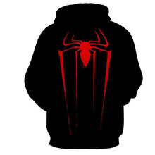 Load image into Gallery viewer, Red Spider 3D Black Hoodie - Jacket