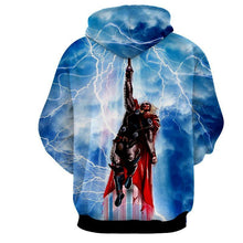 Load image into Gallery viewer, Thor Hoodies - 3D Printed Hoodie - Flying Thor