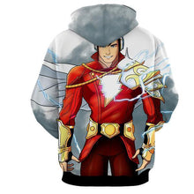 Load image into Gallery viewer, Grey &amp; Red Shazam 3D Hoodie - Jacket