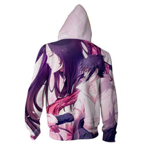 Load image into Gallery viewer, Naruto Hoodie -Sasuke &amp; Izumi Uchiha 3D Hoodie - Zip Up Jacket