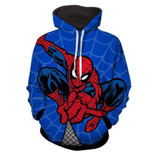 Load image into Gallery viewer, Spiderman Hoodie - Spiderman &amp; Spider Web Hoodie - Spiderman Jacket