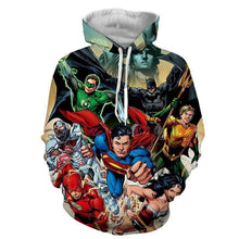 Load image into Gallery viewer, Justice League Action Heros 3D Printed Hoodie