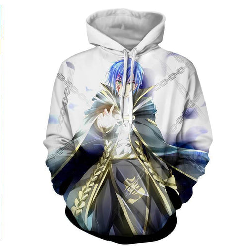 Fairy Tail Hoodie - Mystogan Jellal Fernandes 3D Printed Hoodie