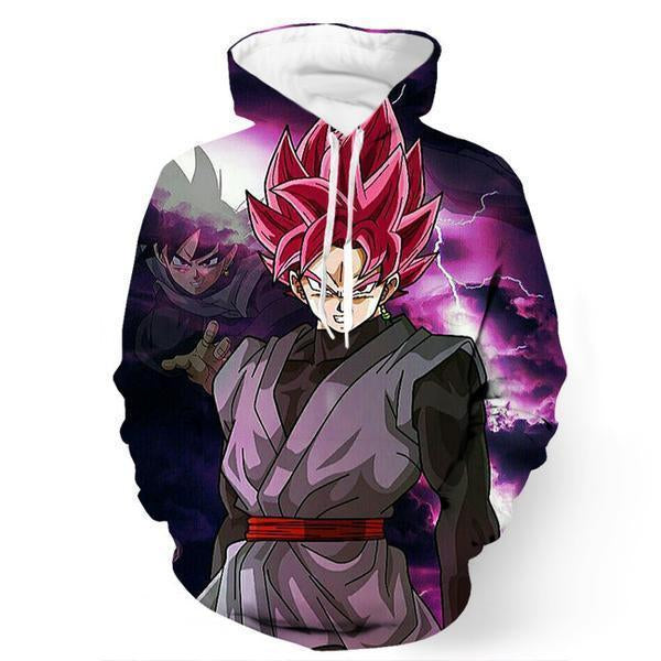 Dragon Ball Super Z Hoodie - Black Goku 3D Hoodie