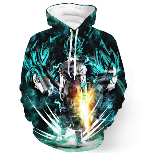 Dragon Ball Z Hoodie - Vegito SSj God 3D Hoodie