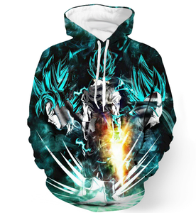 Dragon Ball Z Hoodie - Vegito SSj God 3D Hoodie