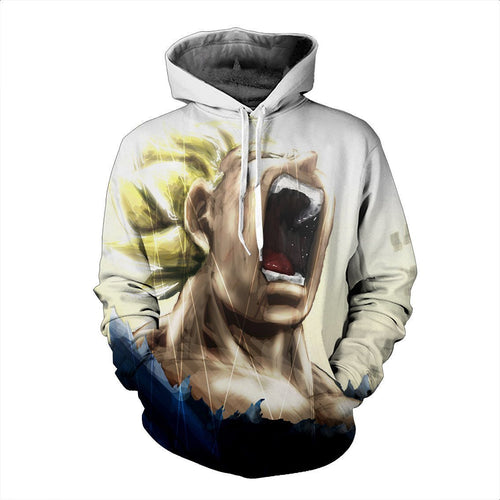 Dragon Ball Z Hoodie - SSJ Vegeta 3D Hoodie
