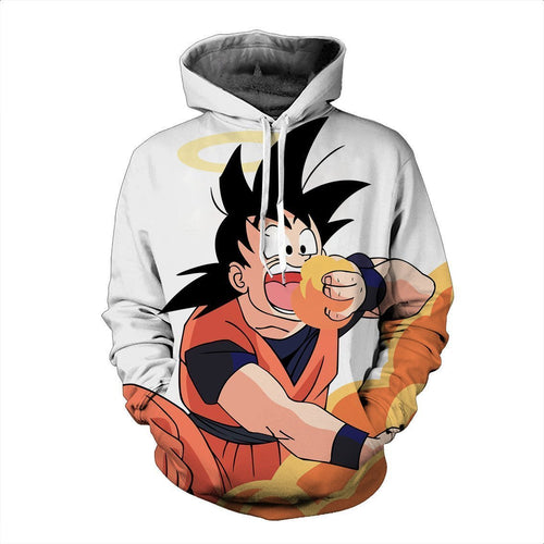 Dragon Ball Z Hoodie - Hungry Goku 3D Hoodie - Jacket
