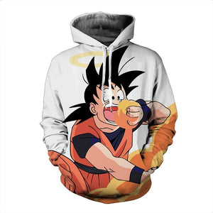 Dragon Ball Z Hoodie - Hungry Goku 3D Hoodie - Jacket