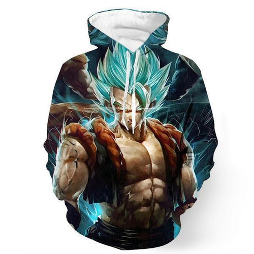 Dragon Ball Z Hoodie - Gogeta Super Saiyan God 3D Hoodie