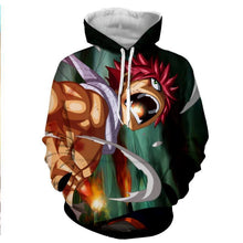 Load image into Gallery viewer, Natsu Dragneel Black Fairy Tail 3D Hoodies