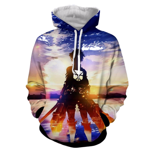 Eren Yeager Hoodie- Attack On Titan 3D Hoodie - JACKET