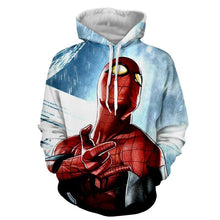 Load image into Gallery viewer, Spiderman In Snow Fall 3D Hoodie - Jacket