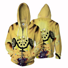 Load image into Gallery viewer, Naruto Hoodie - 3D Hoodie - Zip Up Jacket