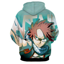 Load image into Gallery viewer, Fairy Tail Natsu Dragneel Light Green 3D Hoodies