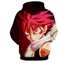 Load image into Gallery viewer, Natsu Dragneel Purple Fairy Tail 3D Hoodies