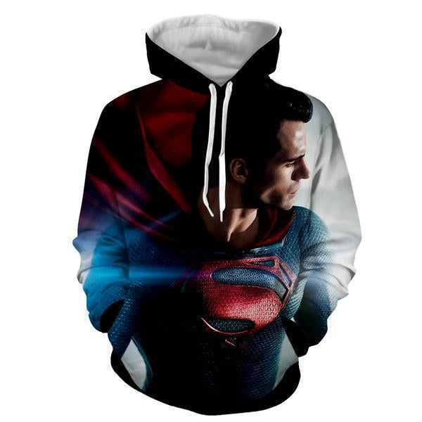 MAN OF STEEL SUPERMAN 3D HOODIE