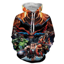 Load image into Gallery viewer, Justice League Super Heros  3D Printed Hoodie