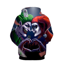 Load image into Gallery viewer, Evil Harley Quinn 3D Hoodie &amp; JOKER