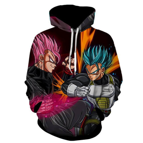 Dragon Ball Super Z Hoodie - God Vegeta & Goku Black Hoodie