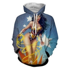 Load image into Gallery viewer, Wonder Women 3D Hoodies - Wonder Women Clothing - Jacket