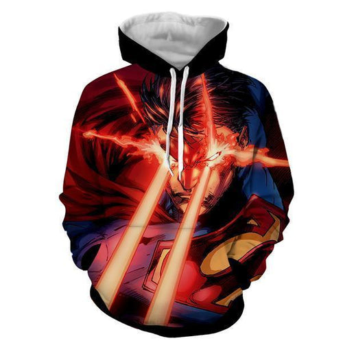 LASER ACTION SUPERMAN 3D HOODIE