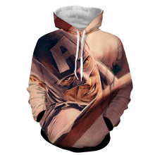Load image into Gallery viewer, Marvel Captain America 3D Printed Hoodie