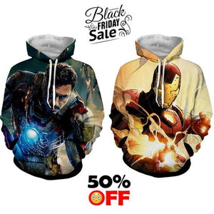 BLACK FRIDAY DEAL #26 - Iron Man 2 Hoodies Bundle