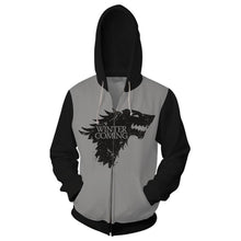 Load image into Gallery viewer, Game Of Throne Hoodie-3D Hoodie - Zip Up Jacket