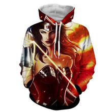Load image into Gallery viewer, Victorian Wonder Women 3D Hoodies - Wonder Women Clothing - Jacket