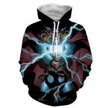 Load image into Gallery viewer, Thor Hoodies - 3D Printed Hoodie - Thunder Thor
